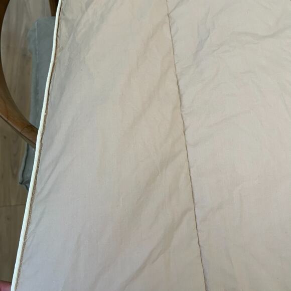 Seventh Heaven USA Duvet Insert Down Full Queen Tan 100% Cotton Channel Stitch - Picture 5 of 14